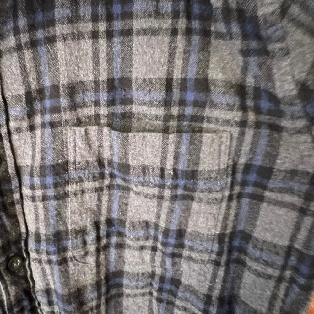 J.Crew Gray Plaid Button-Up Shirt size large